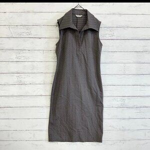 Chicoe Sleeveless Dress Gray Elegant